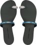 Giuseppe Zanotti Sandalen met kristallen teenring Blauw - Thumbnail 4