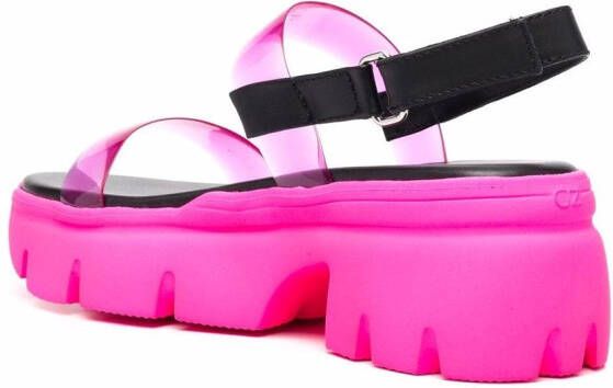 Giuseppe Zanotti Sandalen met open neus Roze