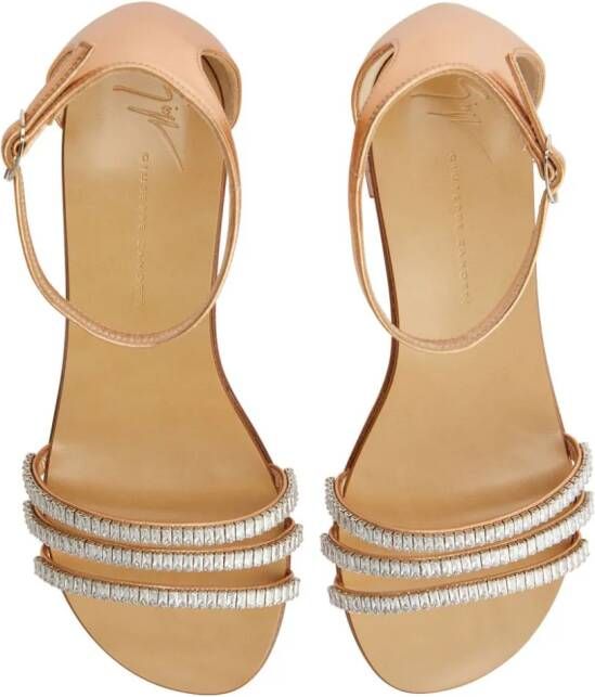 Giuseppe Zanotti Sandalen met ronde neus Beige