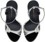 Giuseppe Zanotti Sandalen met slangenleer-effect Zilver - Thumbnail 4