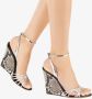 Giuseppe Zanotti Sandalen met slangenleer-effect Zilver - Thumbnail 5