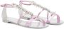 Giuseppe Zanotti Slim sandalen met open neus Roze - Thumbnail 2