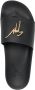 Giuseppe Zanotti Slippers met logo plakkaat Zwart - Thumbnail 4