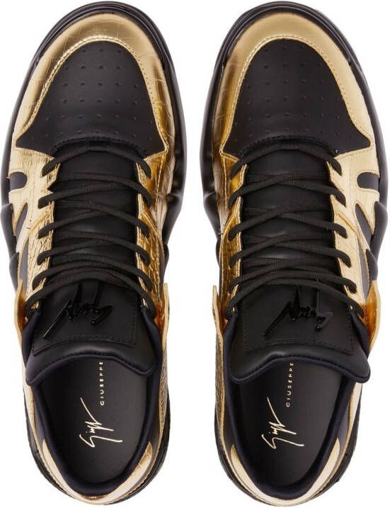 Giuseppe Zanotti Sneakers met vlakken Zwart