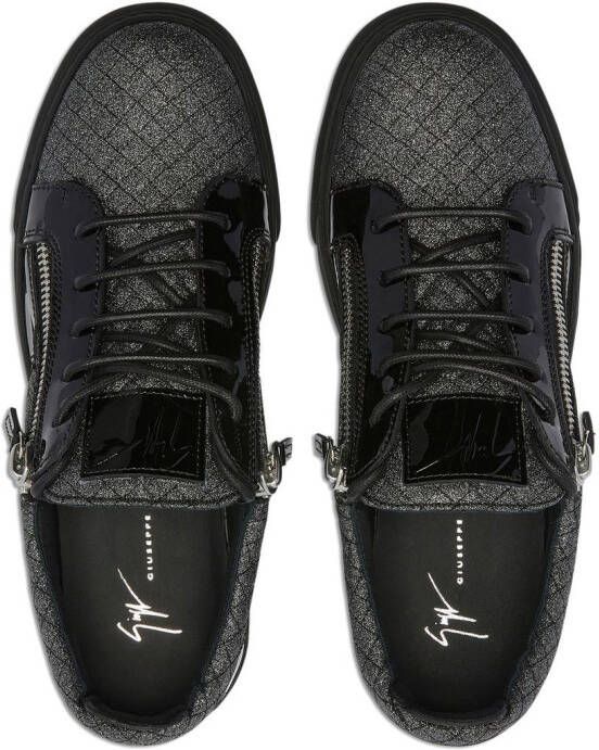 Giuseppe Zanotti Sneakers met vlakken Zwart