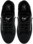 Giuseppe Zanotti Sneakers met zijrits Zwart - Thumbnail 4