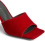 Giuseppe Zanotti Solhene fluwelen sandalen Rood - Thumbnail 4