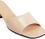 Giuseppe Zanotti Solhene leren muiltjes Beige - Thumbnail 4