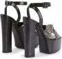 Giuseppe Zanotti Souree sandalen verfraaid met kristal Zwart - Thumbnail 3