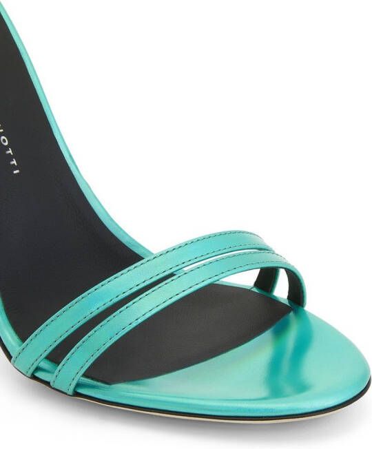 Giuseppe Zanotti Stiletto sandalen Blauw