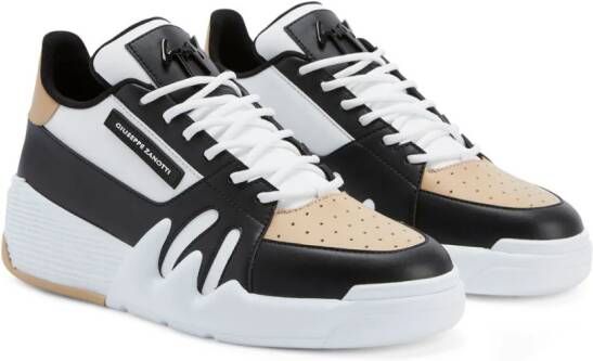 Giuseppe Zanotti Talon geperforeerde sneakers Zwart