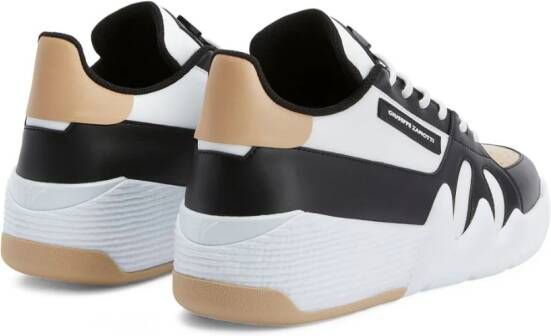 Giuseppe Zanotti Talon geperforeerde sneakers Zwart