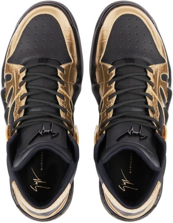 Giuseppe Zanotti Talon high-top sneakers Goud