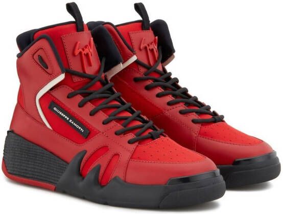 Giuseppe Zanotti Talon high-top sneakers Rood