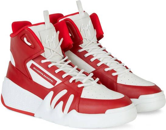 Giuseppe Zanotti Talon high-top sneakers Wit