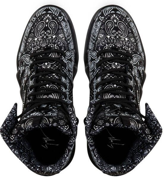 Giuseppe Zanotti Talon high-top sneakers Zwart