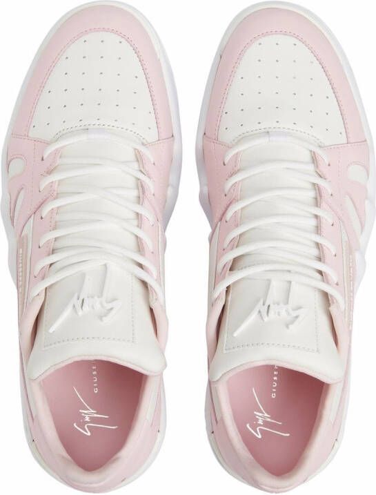 Giuseppe Zanotti Talon leren sneakers Wit