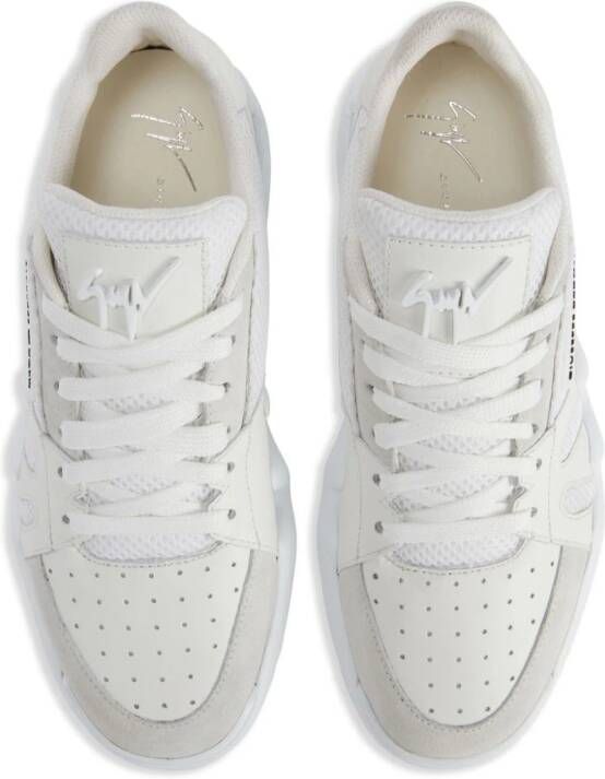 Giuseppe Zanotti Talon sneakers met logo Wit