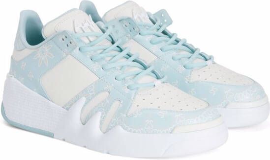 Giuseppe Zanotti Talon low-top sneakers Blauw