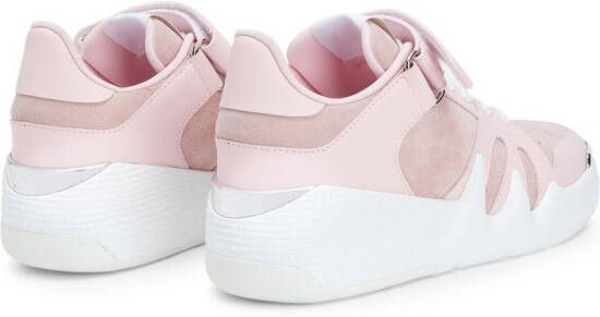 Giuseppe Zanotti Talon sneakers met klittenband Roze