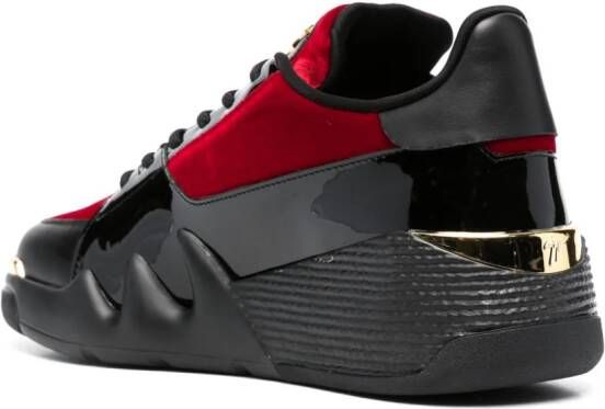 Giuseppe Zanotti Talon sneakers met logo-plakkaat Rood