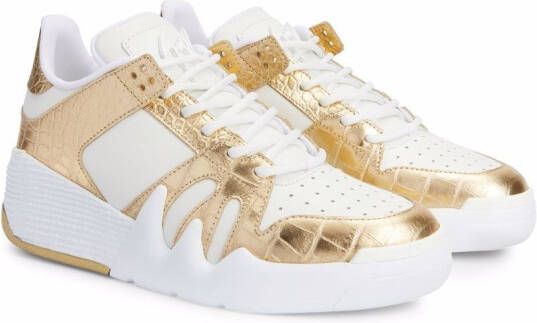 Giuseppe Zanotti Talon sneakers met vlakken Wit