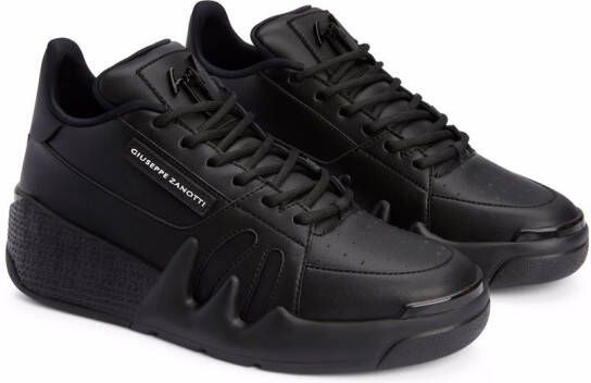 Giuseppe Zanotti Talon sneakers met vlakken Zwart