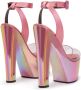 Giuseppe Zanotti Tarifa Plexi sandalen Roze - Thumbnail 3