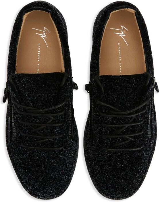 Giuseppe Zanotti The Unished low-top sneakers Zwart