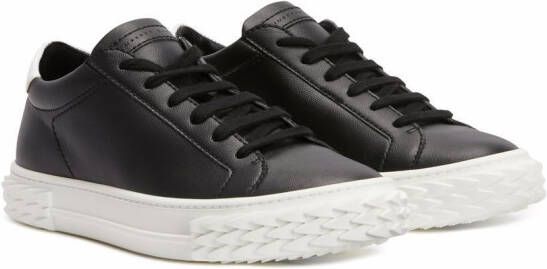 Giuseppe Zanotti Tweekleurige sneakers Zwart