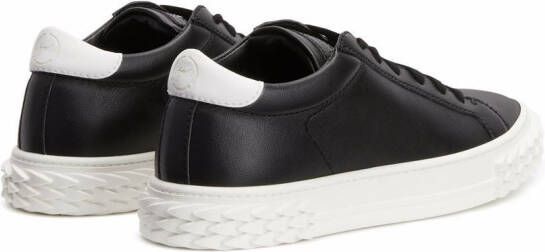 Giuseppe Zanotti Tweekleurige sneakers Zwart