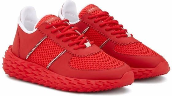 Giuseppe Zanotti Urchin low-top sneakers Rood