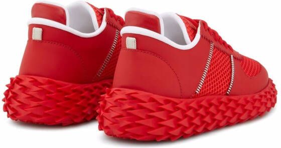 Giuseppe Zanotti Urchin low-top sneakers Rood