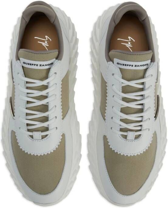 Giuseppe Zanotti Urchin sneakers met vlakken Beige