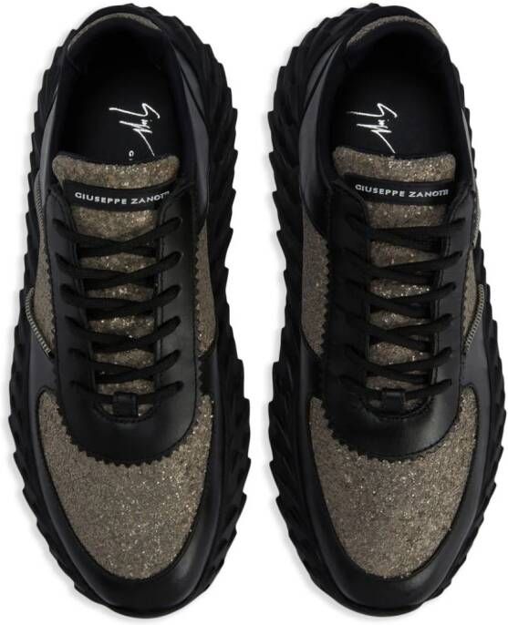 Giuseppe Zanotti Urchin sneakers met vlakken Zwart