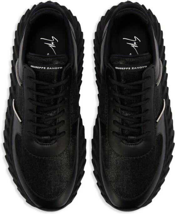 Giuseppe Zanotti Urchin sneakers met vlakken Zwart