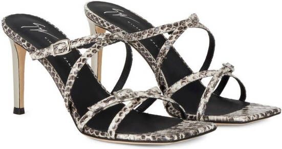 Giuseppe Zanotti Vanilla Soft Punk sandalen Grijs