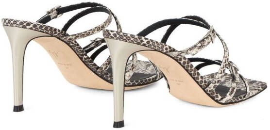 Giuseppe Zanotti Vanilla Soft Punk sandalen Grijs