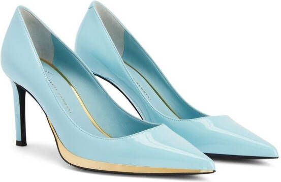 Giuseppe Zanotti Virgyn pumps met puntige neus Blauw