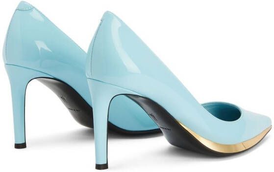 Giuseppe Zanotti Virgyn pumps met puntige neus Blauw