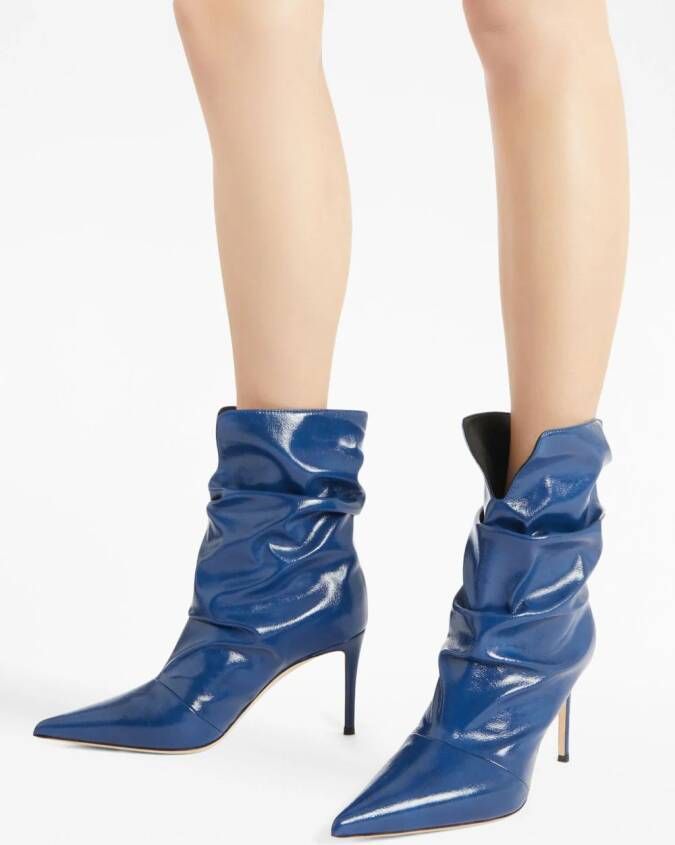 Giuseppe Zanotti Yunah slouchy laarzen Blauw