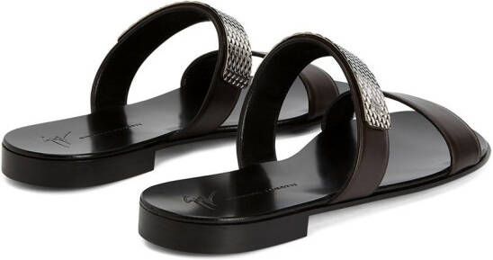 Giuseppe Zanotti Zak sandalen Bruin