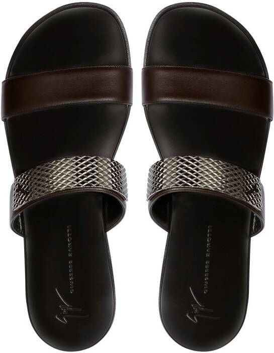 Giuseppe Zanotti Zak sandalen Bruin