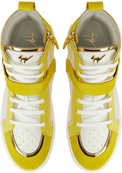 Giuseppe Zanotti Zenas high-top sneakers Geel