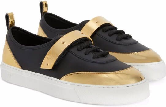 Giuseppe Zanotti Zenas leren sneakers Zwart