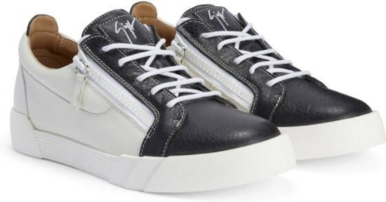 Giuseppe Zanotti Leren sneakers Wit