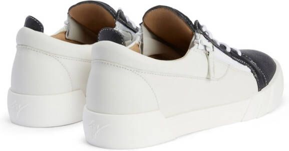 Giuseppe Zanotti Leren sneakers Wit