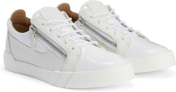 Giuseppe Zanotti Leren sneakers Wit