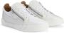 Giuseppe Zanotti Leren sneakers Wit - Thumbnail 2