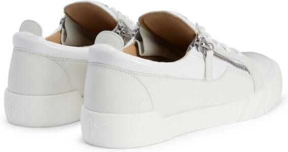 Giuseppe Zanotti Leren sneakers Wit